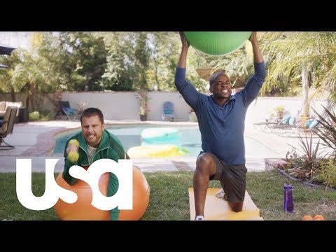 Shawn and Gus Get Back in Shape | Psych: The Movie | USA Network